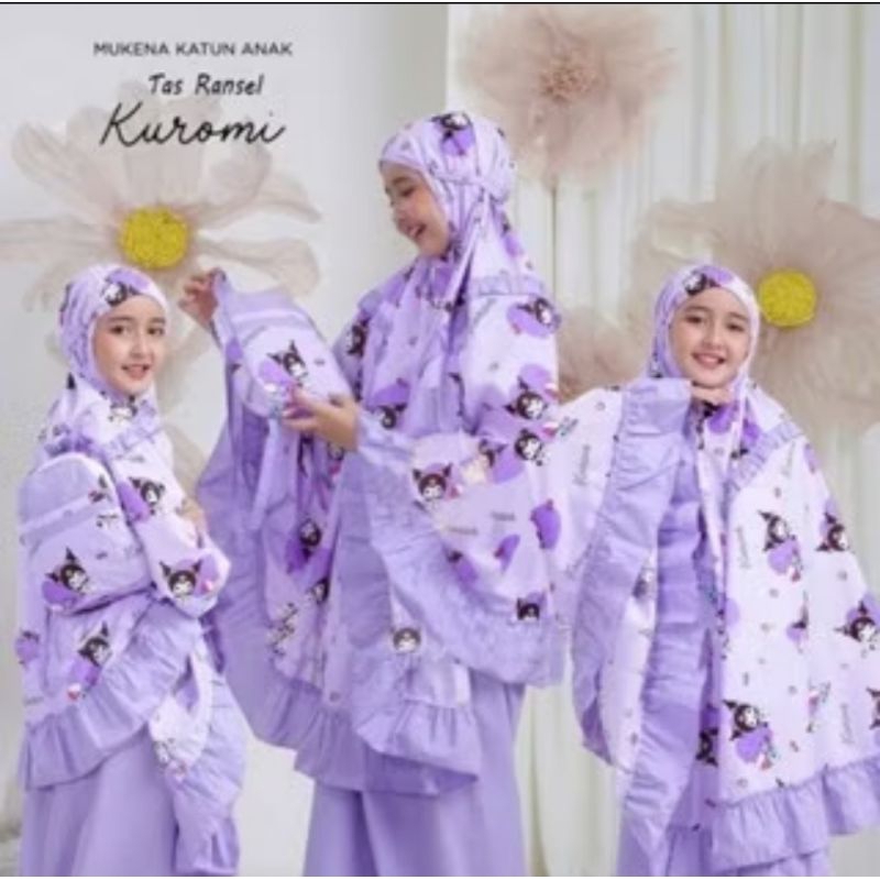 Children's Prayer Robe with Kuromi/ Motif Children's Prayer Robe for 4 ...
