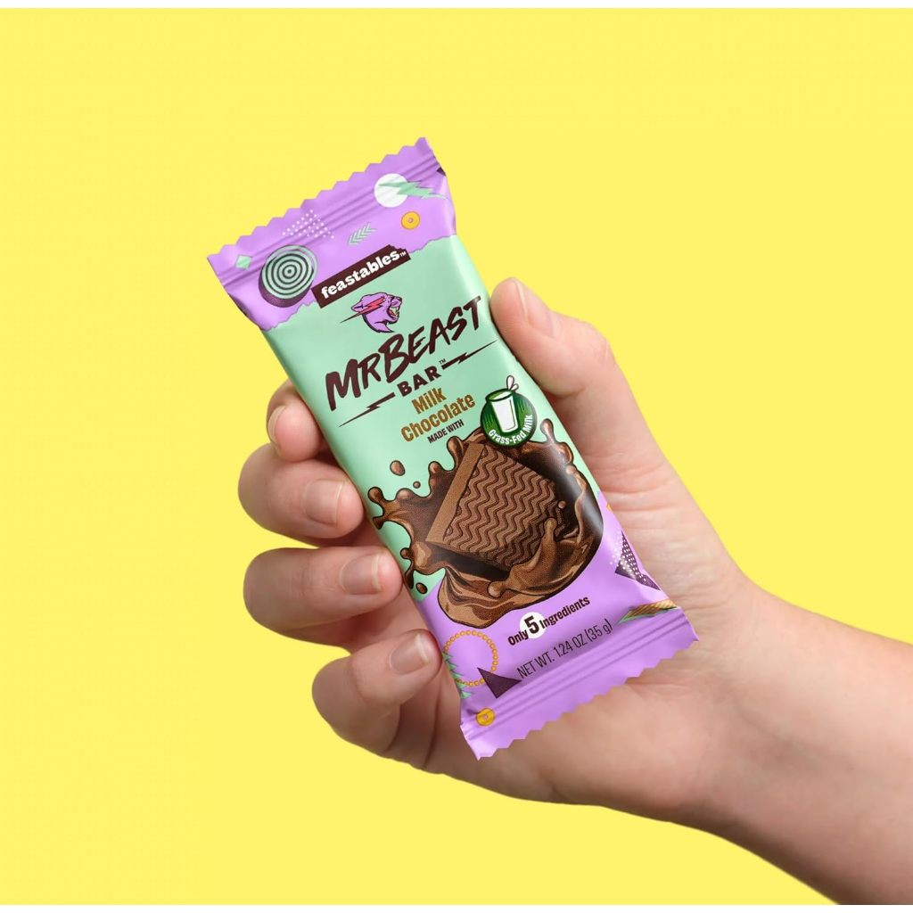 Fables MrBeast Bar Chocolate mr beast Chocolate 35 gr Milk Chocolate ...