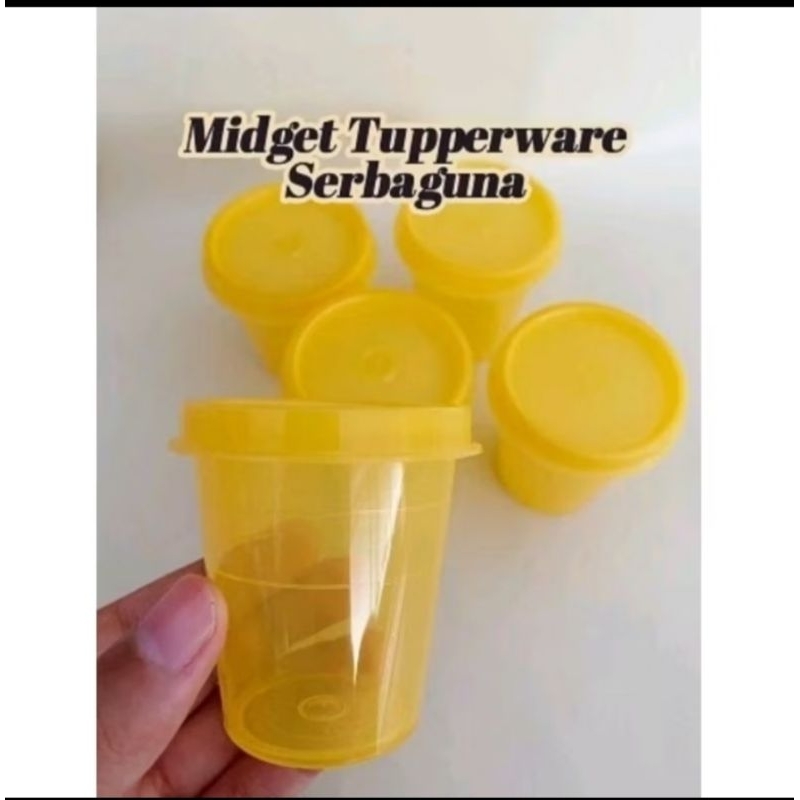 60ml small midget Tupperware container for chili sauce, medicine sauce ...