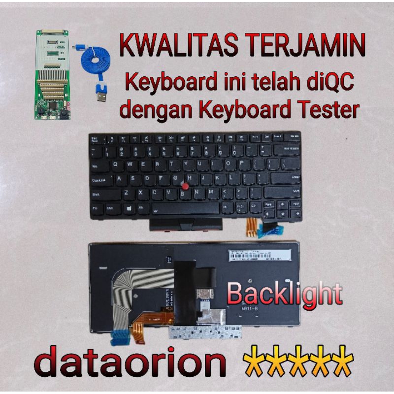 thumbnail image 2 of Table-King Spanish Non-Backlit Black Keyboard For Lenovo ThinkPad T470 T480 A475 A485 2 of 5
