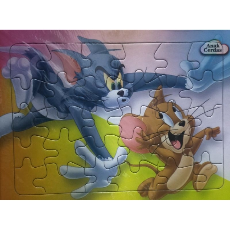 Smart children's jigsaw Puzzle Tom and Jerry picture character picture ...