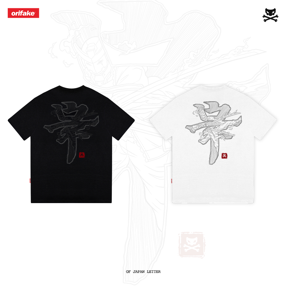 Orifake - T-Shirt OF Japan Letter 200gsm | Shopee Malaysia