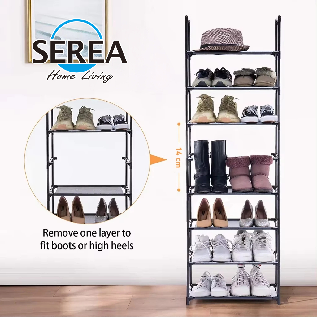 8 Tier Portable Shoe Rack / 8 Tier Portable Shoe Rack / 8 Tier Portable ...