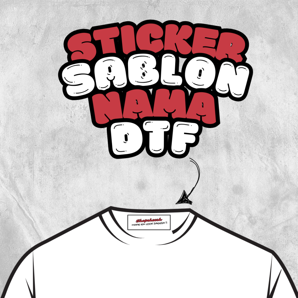 Dtf Custom Sticker Name Label Cloth For Adult Children, Custom Sterika ...