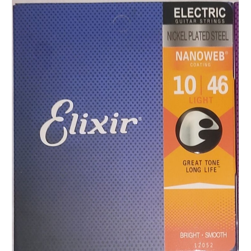 Elixir Nanoweb 10 strings|46 electric | Shopee Malaysia