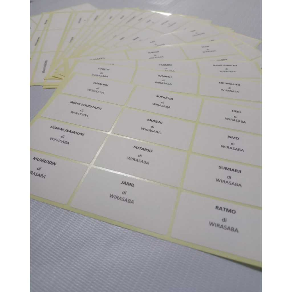 Print LABEL INVITATION 103/32X64MM | Shopee Malaysia