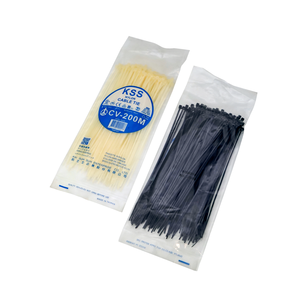 KSS CABLE TIE CV200M 203 x 2.5 NYLON CABLE TIES KSS CV200 M 203X2.5MM ...