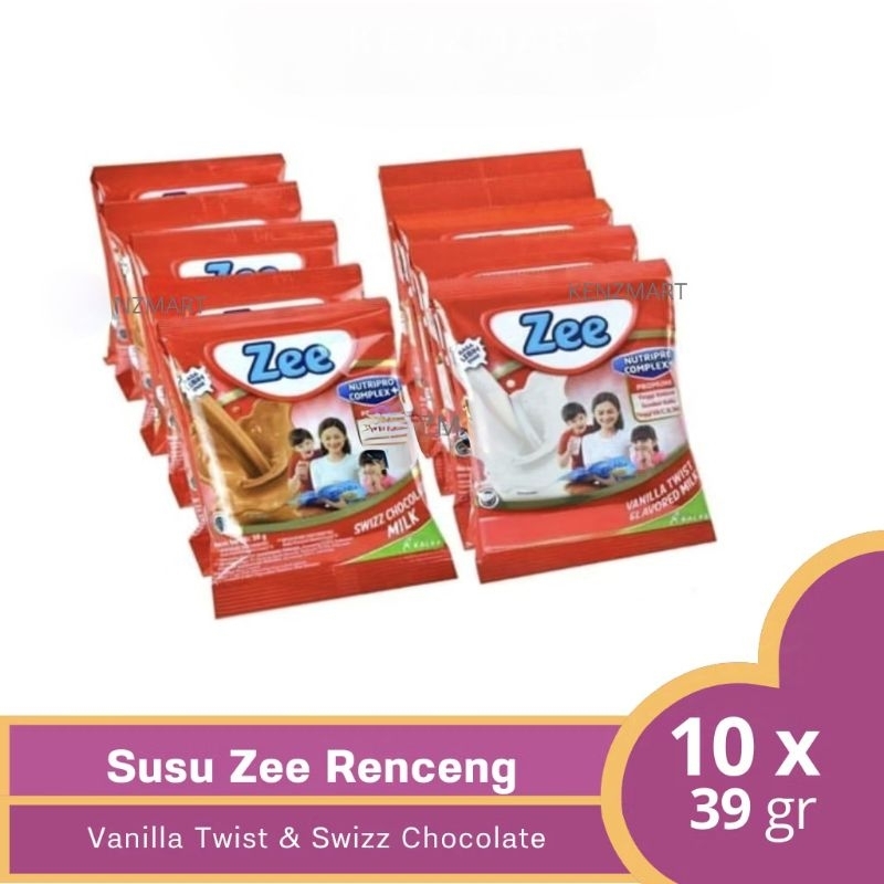 Zee swiss/Vanilla twist chocolate milk 10 sachets | Shopee Malaysia