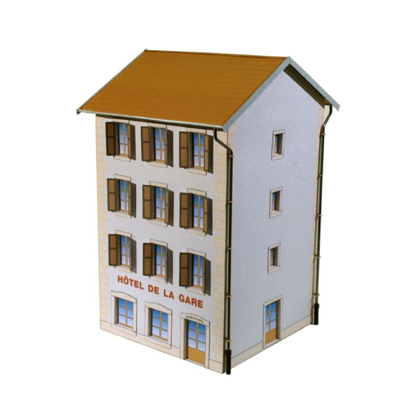 Hotel papercraft pattern sheet scale 87 (3OP-E15) | Shopee Malaysia