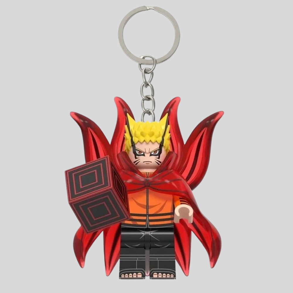 GANTUNGAN Naruto Baron Mode LEGO Keychain LEGO Naruto Baron