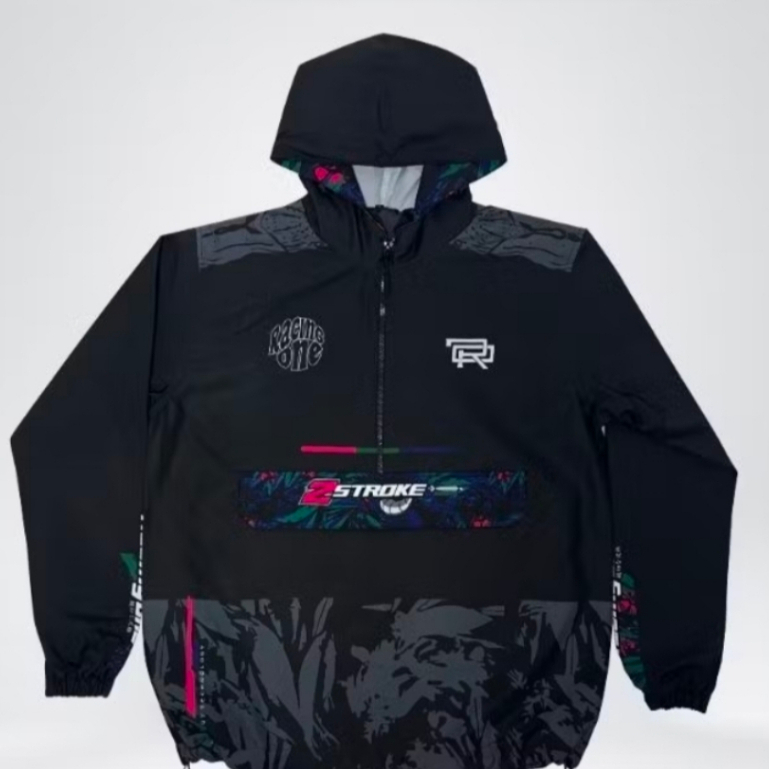 Latest 2 Stroke Racing Jacket, Waterproof Parachute Material | Shopee ...