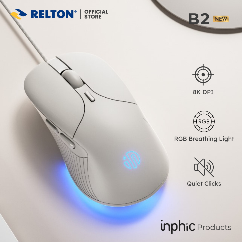 Wired Gaming Mouse B2 Silent Sensor A704F 8K DPI RGB 125Hz | Shopee ...