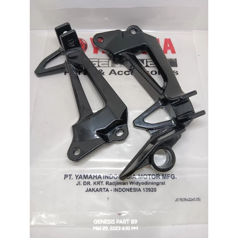 Vega R NEW REAR STEP STEP STEP STAND SET LEFT RIGHT SAME RUBBER PACKAGE ...