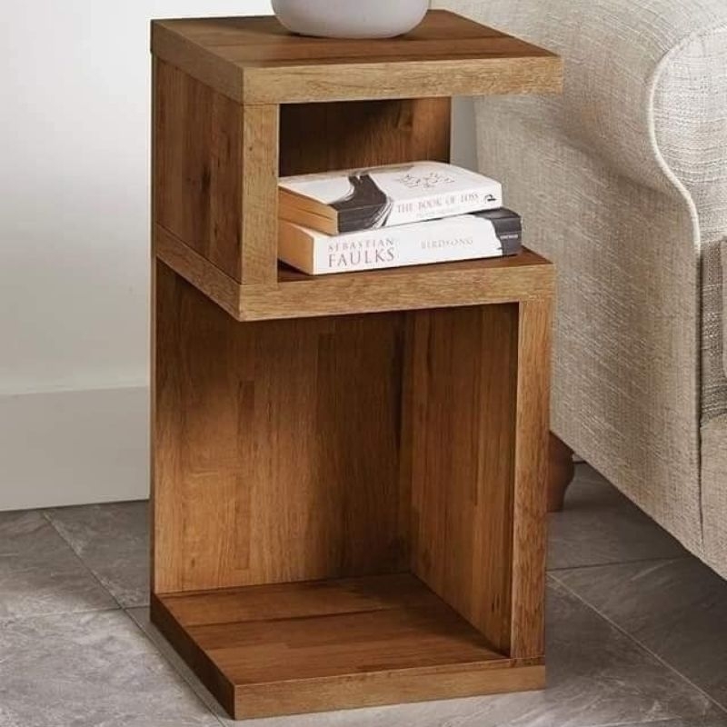 KAYU Modern Minimalist Decorative Table for the Living Room (Real Teak ...