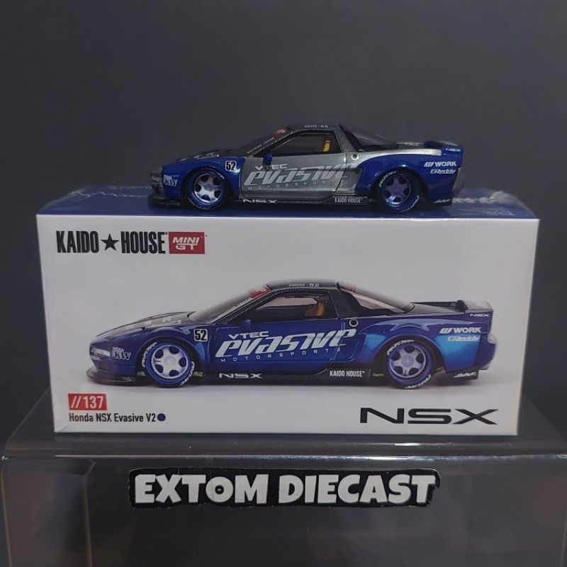 Mini Gt Kaido House Honda Nsx Evasive V2 Azul #137 1:64 | Meses sin interés