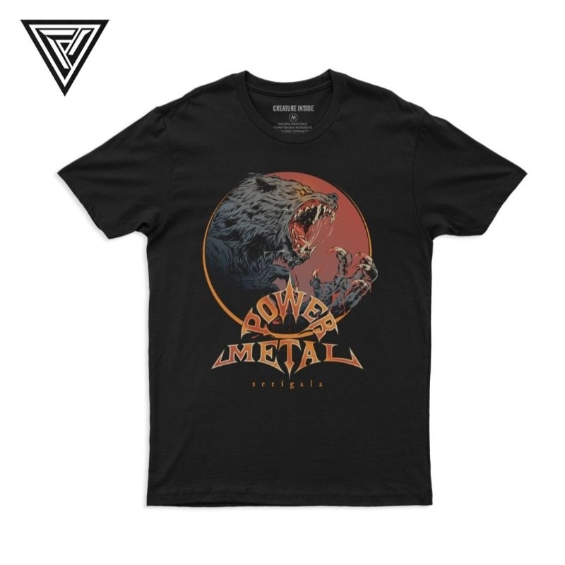 Official Power Metal T-shirt (Wolf) | Shopee Malaysia