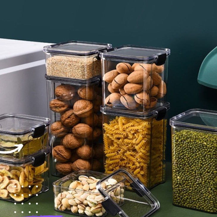 Transparent Airtight Jar / Aesthetic Eid Jar Acrylic Cake Container ...