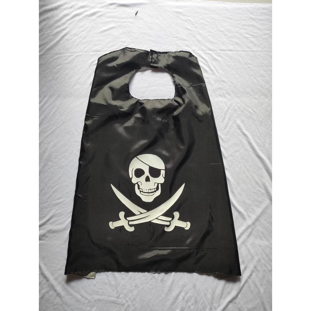 HITAM Premium Pirate Robe, Double Layer, Black Outer Fabric - Inside ...