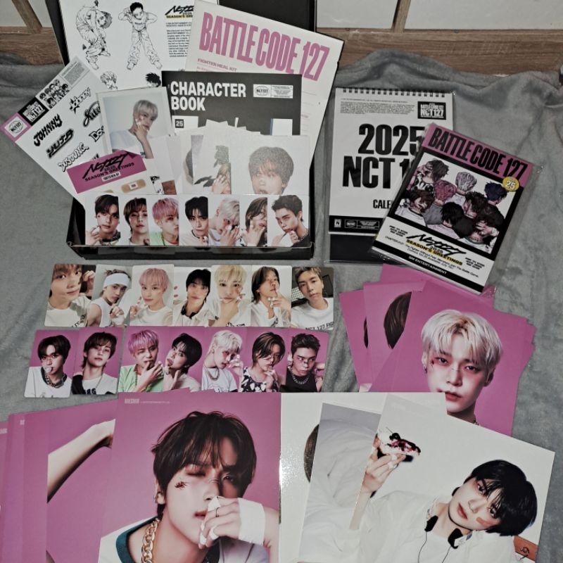 NCT 127 BATTLE CODE SEASON'S GREETINGS 2025 SG25 DIARY DESK CALENDAR