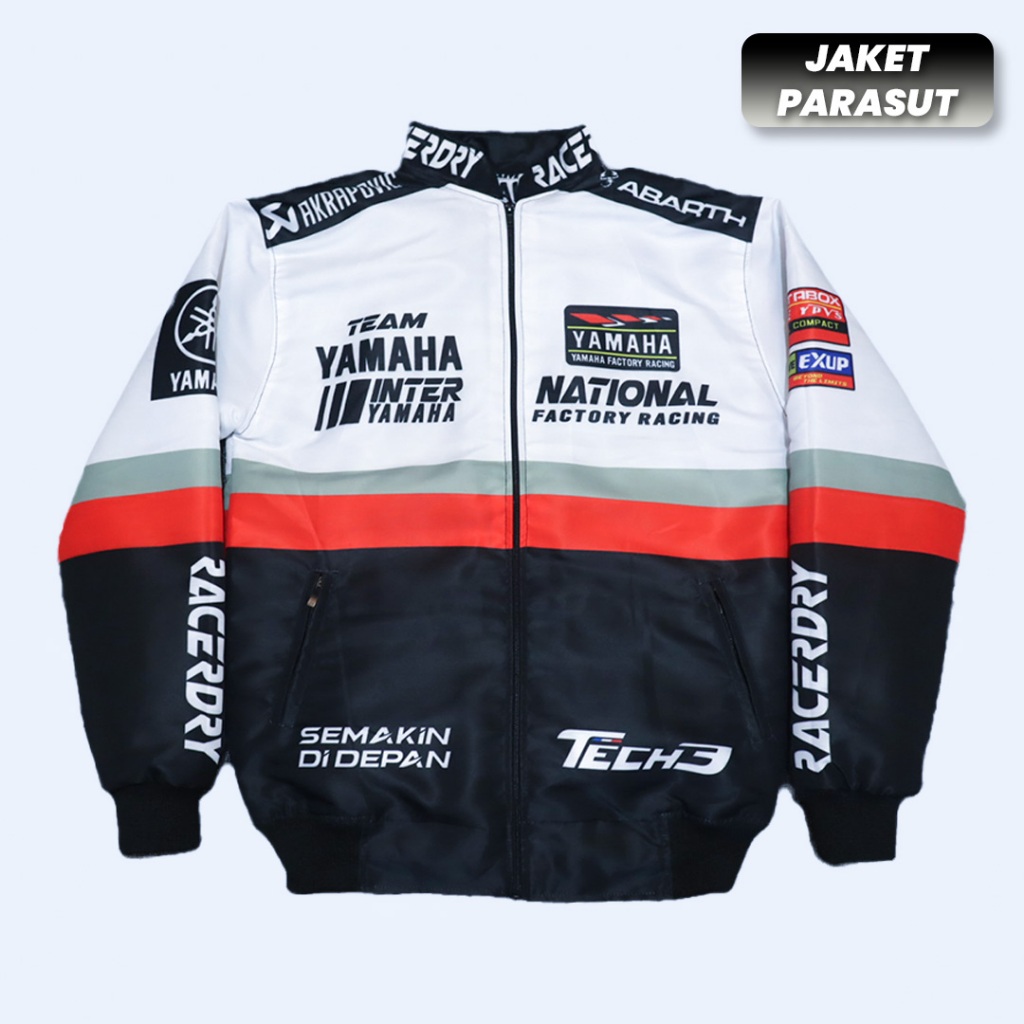 Yamaha Racing Parachute Jacket for Men and Women Nascar Jacket Racing ...