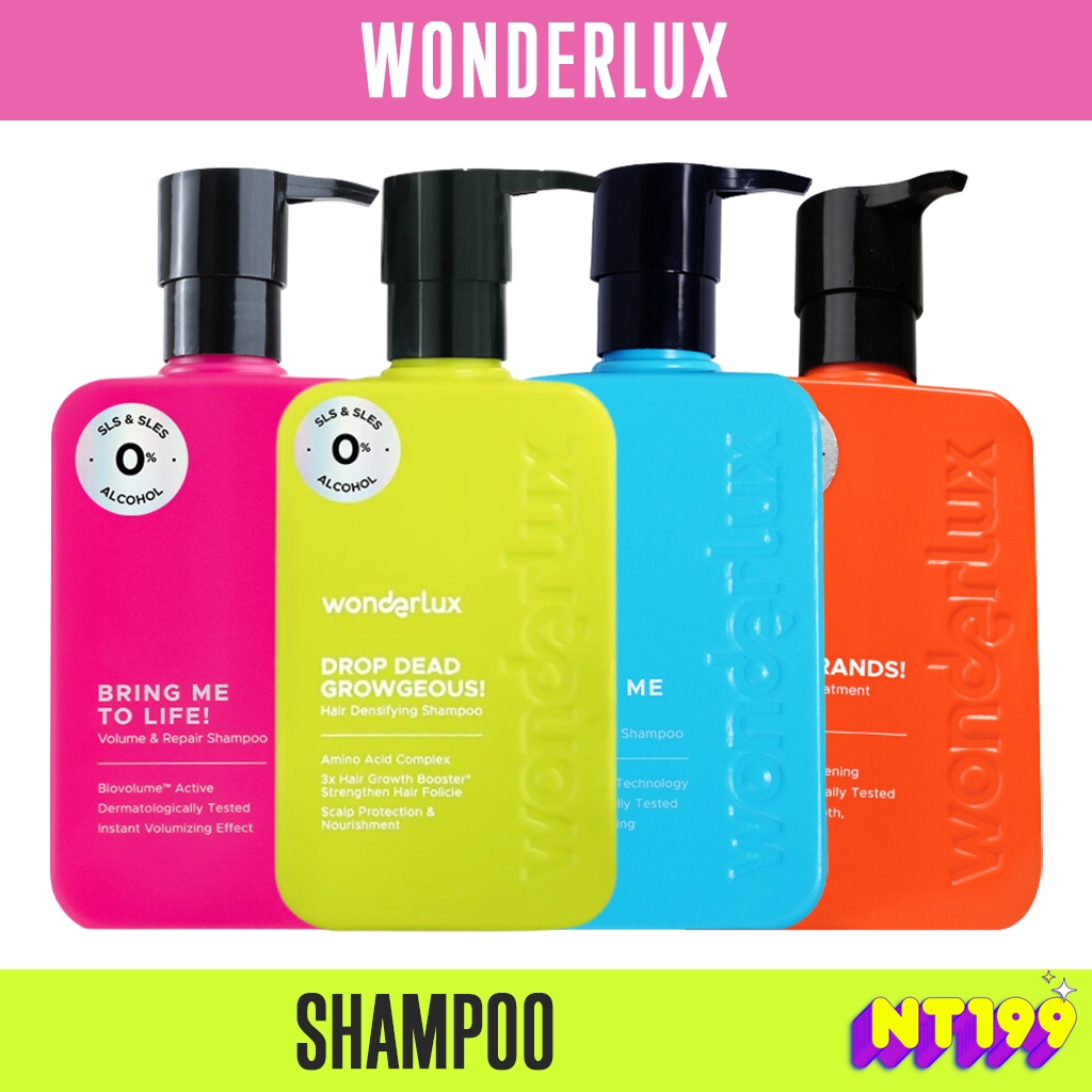 WONDERLUX Shampoo 250ml Hair Loss Treatment for Damaged, Split Ends ...