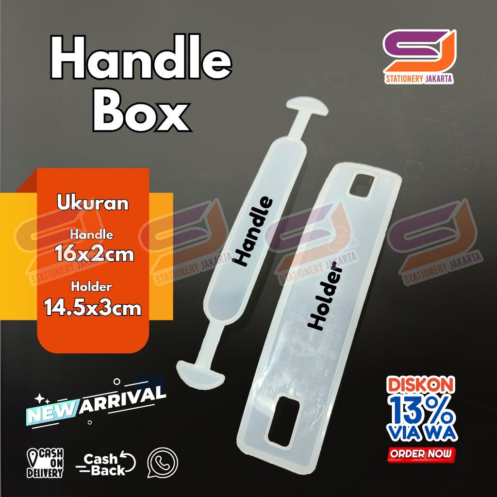 Handle handle Clear plastic cardboard box Retail | Shopee Malaysia