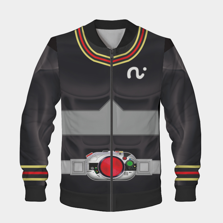 Kamen Rider Black Suit Cosplay Jacket, Soft, Thick Material, Full ...