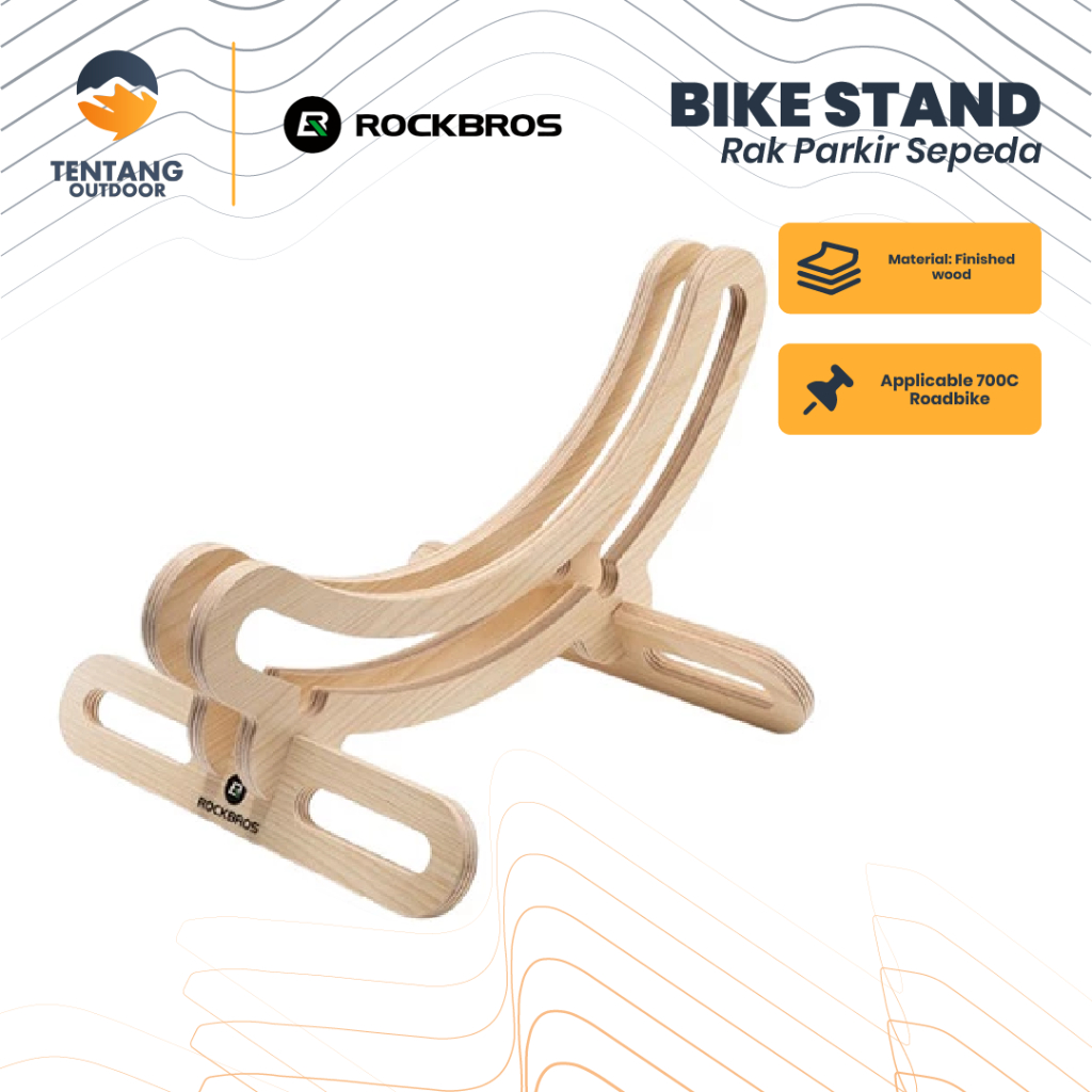 Rockbros Bike Stand Bicycle Parking Rack Bicycle Tire Rack Cycling Rack ...