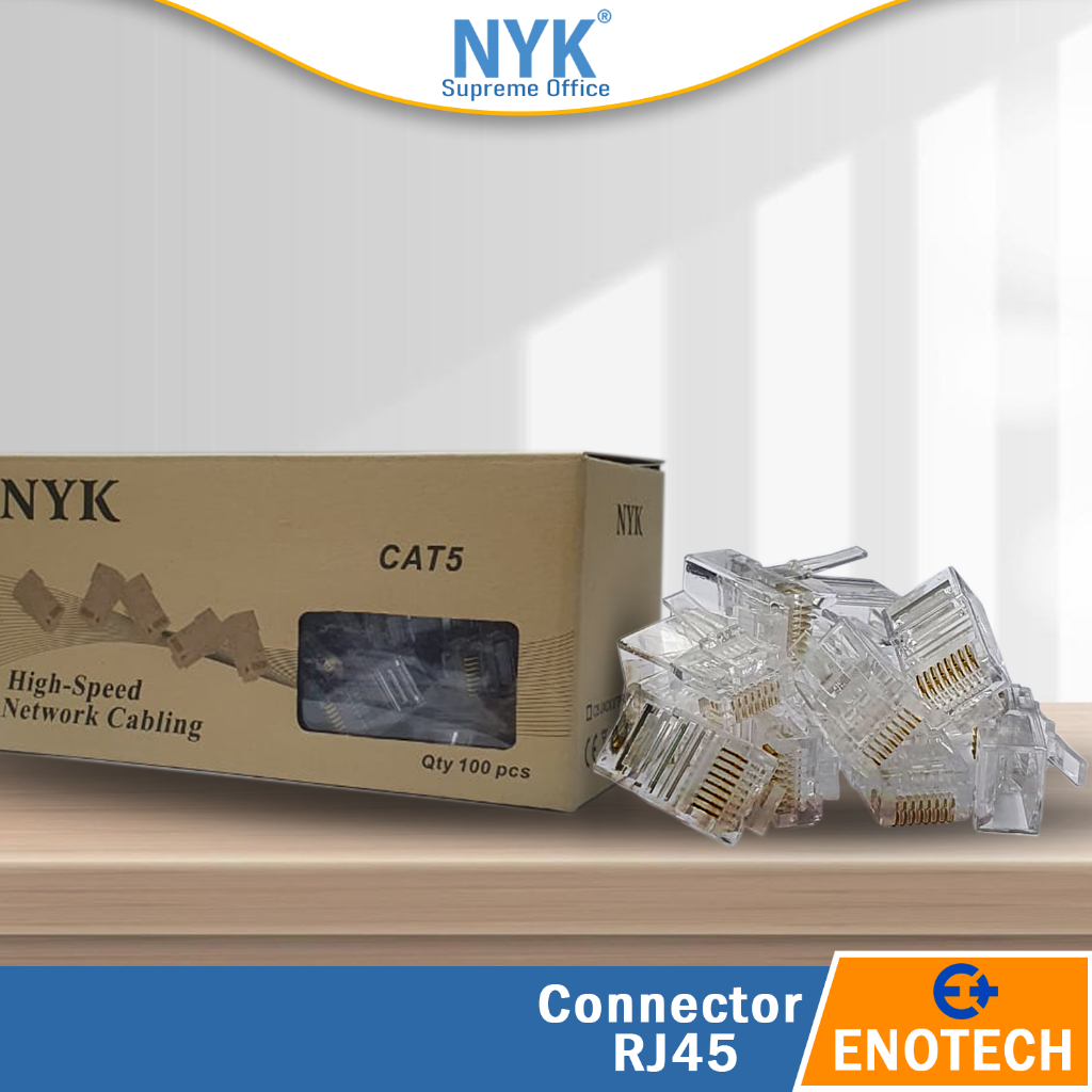 Nyk Rj45 Cat5 Plug Modular Connector | Shopee Malaysia