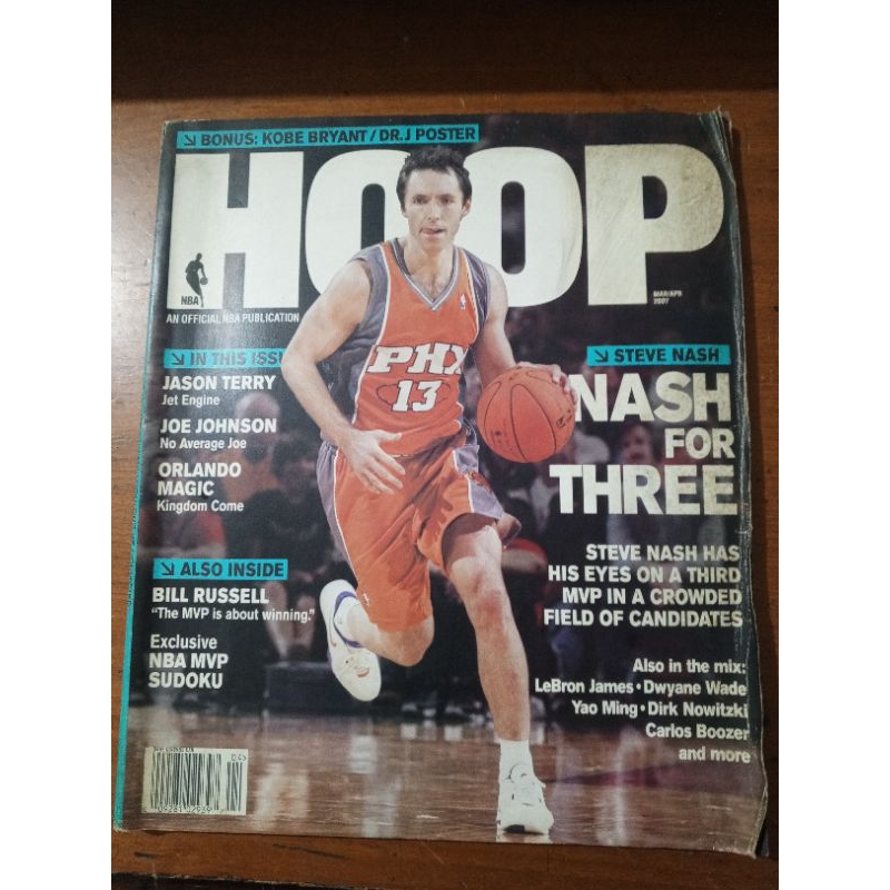Imported hoop magazine Nash for three basketball magazines Hoop bonus ...