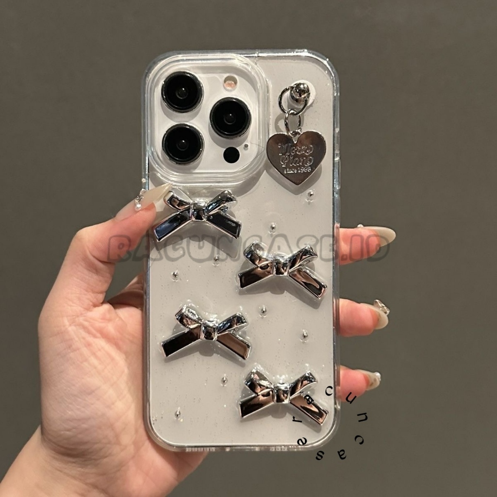 Case Ribbon Coquette Style For iPhone 11 12 13 14 15 16 Plus Pro Max ...