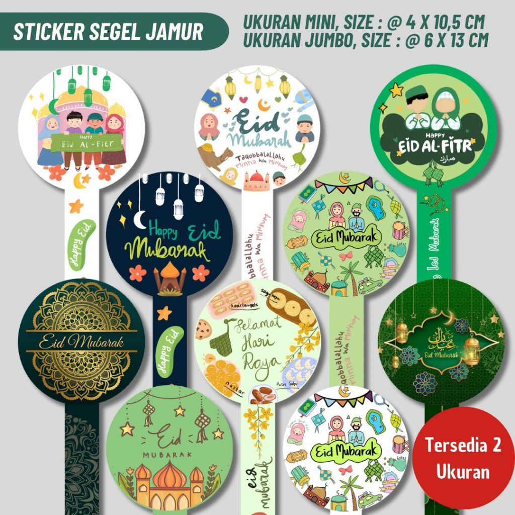 (7pcs) Jar Seal Stickers Goodie Bag Eid Al-Fitr Ramadhan Iftar Edition ...