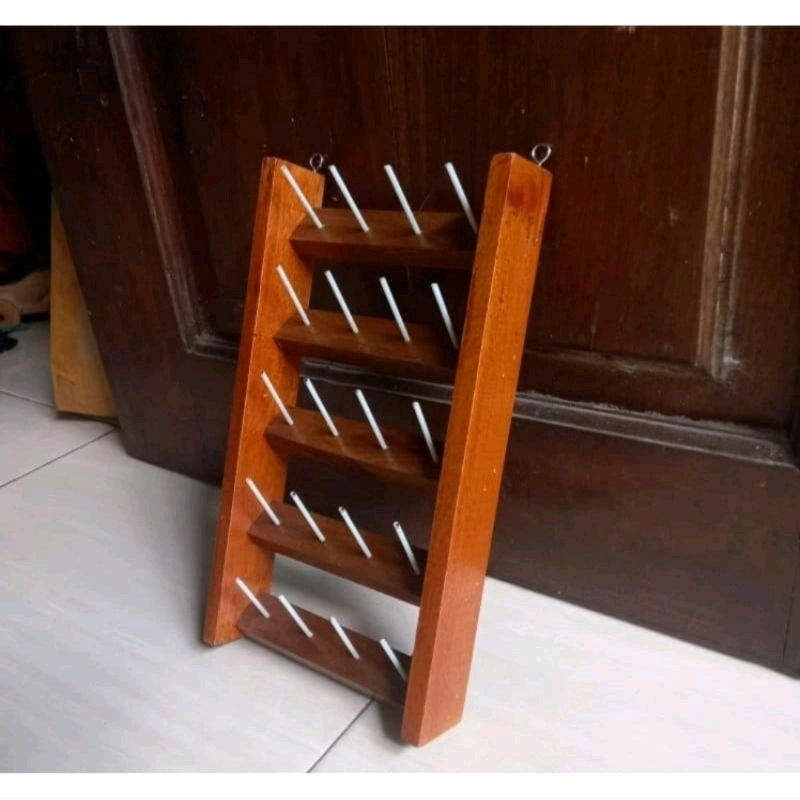 Wooden Thread Rack / Sewing Thread Holder Spool Rack / Sewing Thread ...