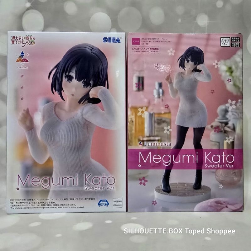 Figurine Saekano Kato Megumi Luminasta Sweater Ver. - SEGA 2024 Neuve
