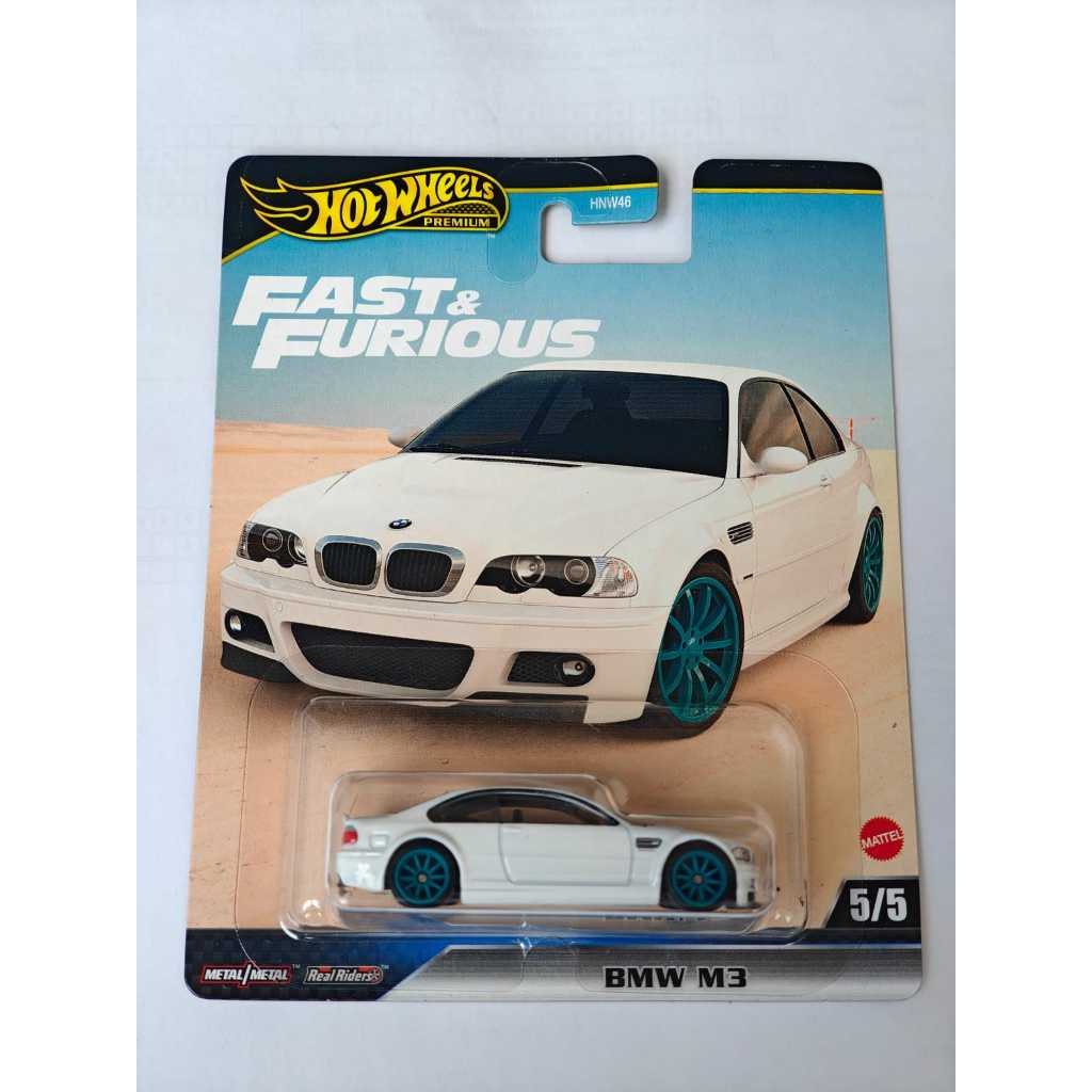 Hot Wheels - BMW M3 White Fast & Furious Furious 7 Hot Wheels Premium ...