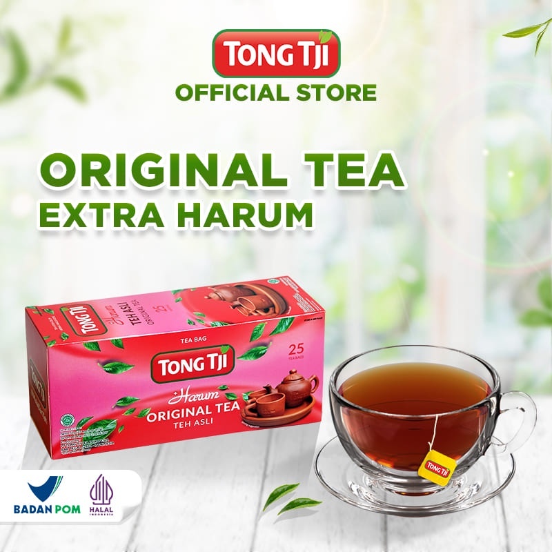 Tong Tji ORIGINAL FRAGRANT TEA Tea Bags (25 pcs) | Shopee Malaysia