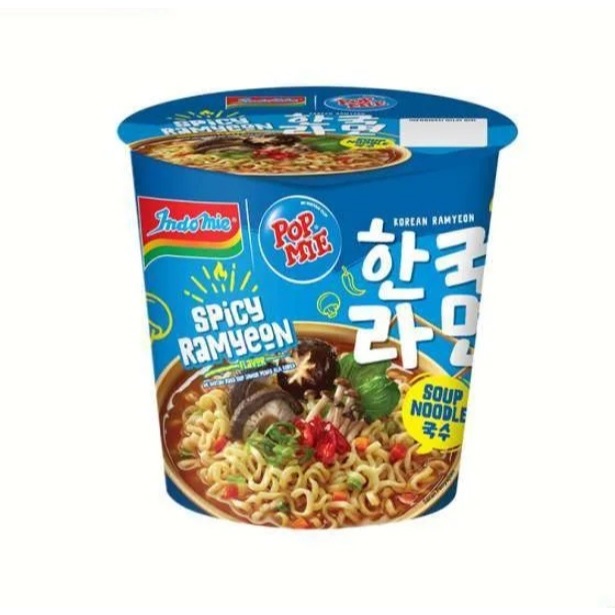 Indomie Pop Mie Korean Ramyeon Series Cup Spicy Ramyeon Soup Noodle ...