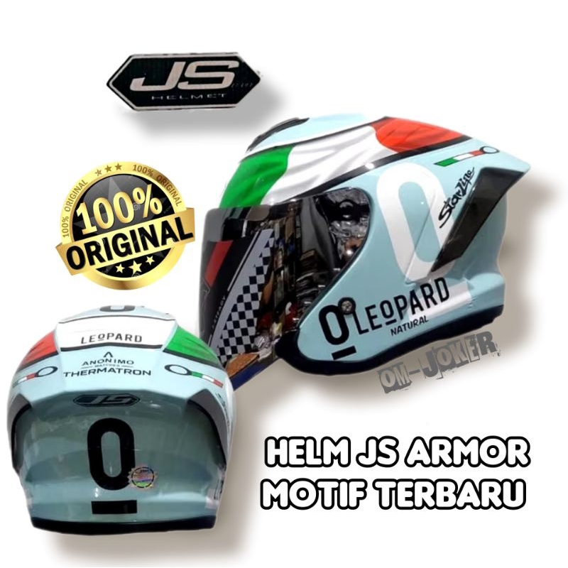 JS Leopard JS ARMORE Full Face Helmet Original Helmet Adult Men Women ...