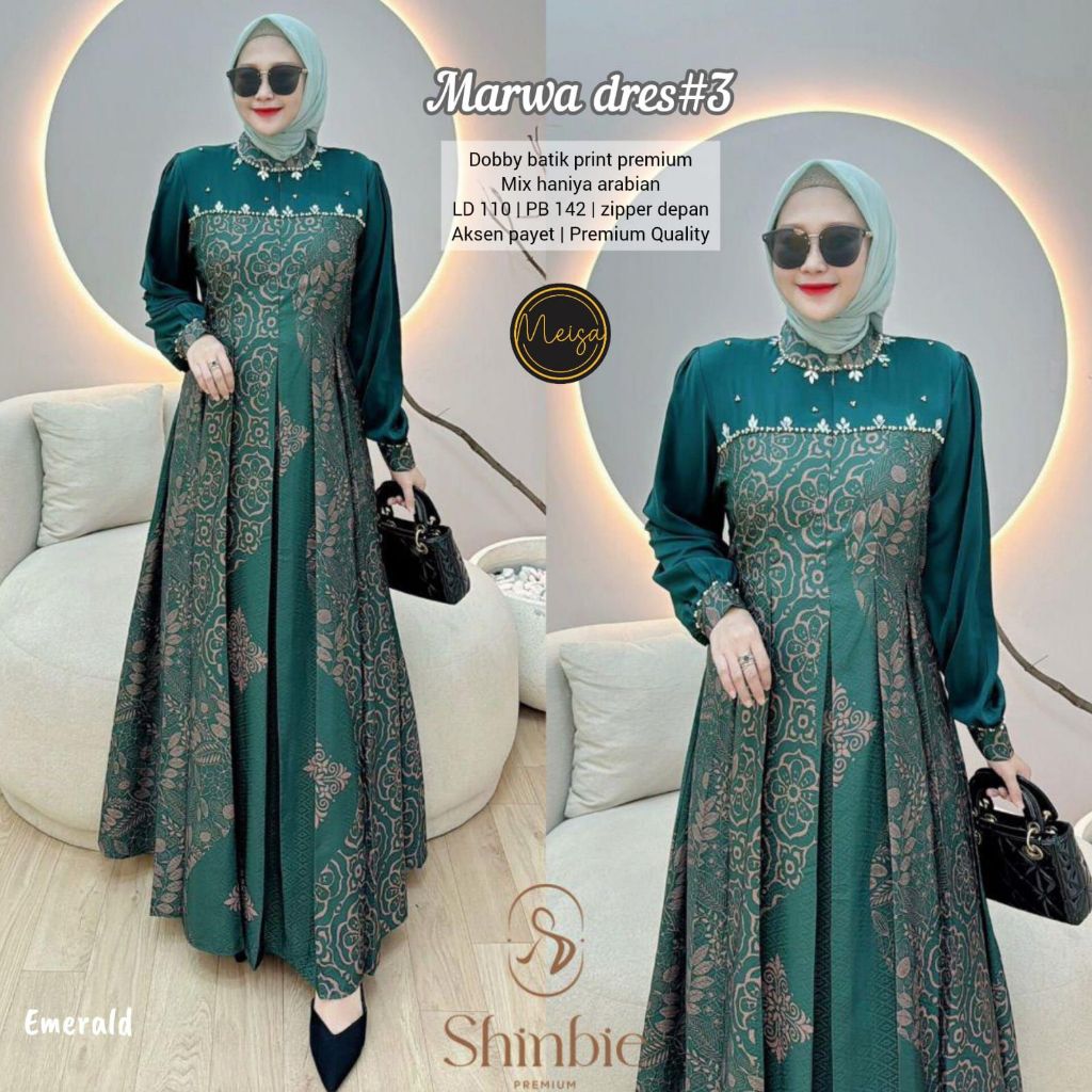 N-Marwa Dress Copper Brown