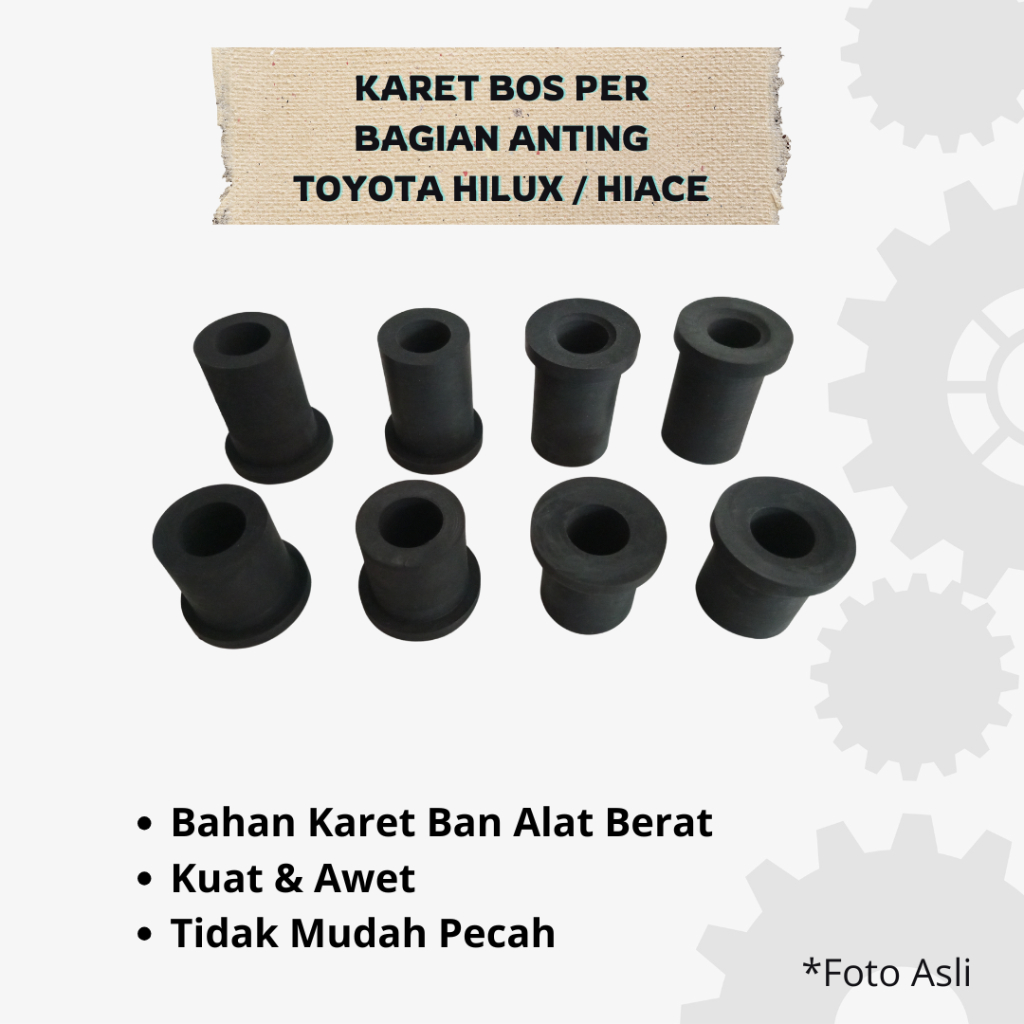 One set of Rubber Bosh Bushing Rear Leaf Spring Earrings Parts for ...