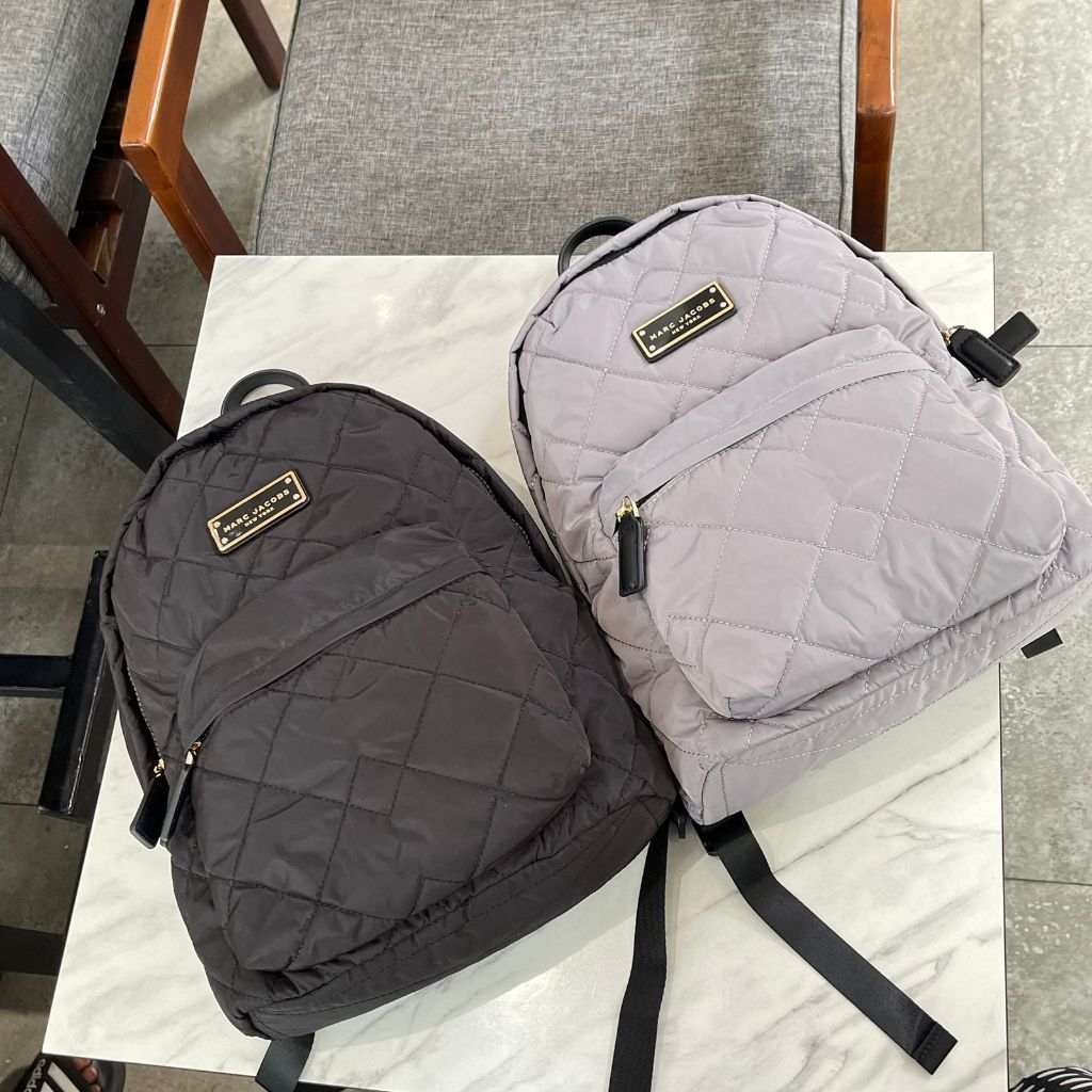 Mj QUILTED NYLON BACKPACK READY 2COLOUR | Shopee Malaysia