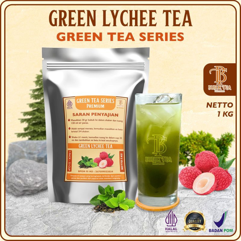 Premium GREEN LYCHEE TEA DRINK POWDER 1KG | Shopee Malaysia