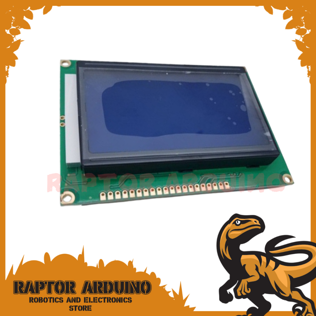 12864 128x64 Graphic LCD MODULE blue color backlight blue | Shopee Malaysia