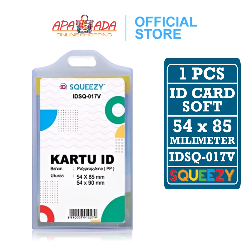 Apazada - ID Card Case Holder Vertical Soft Uk 54 x 85mm / Card Frame ...