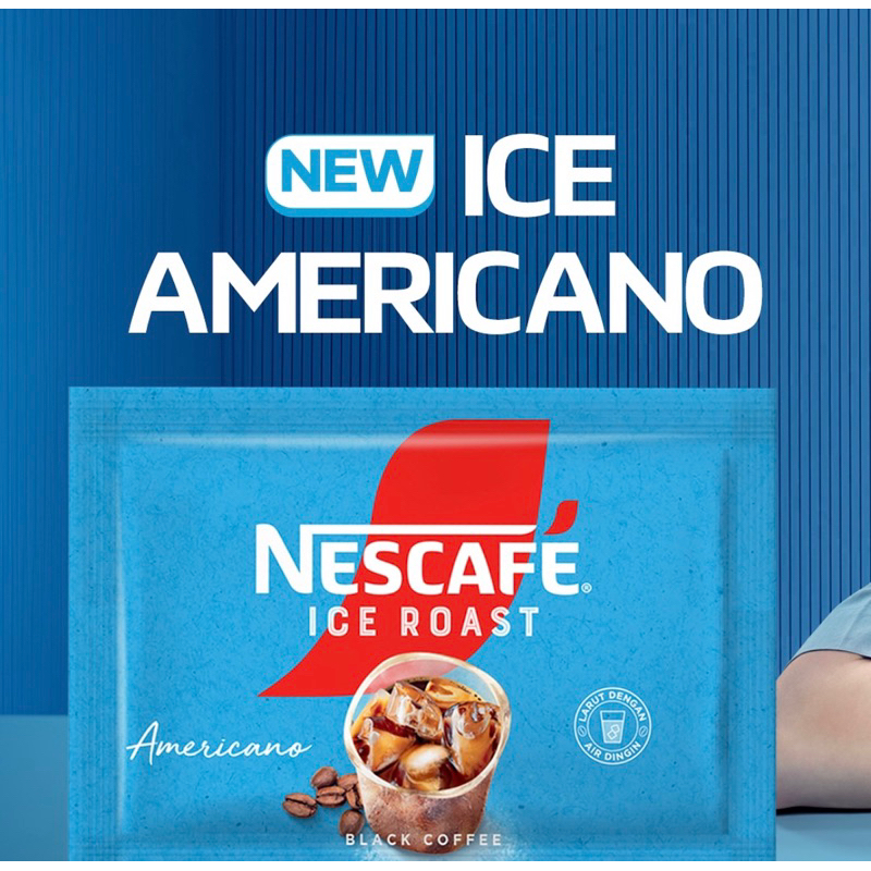 Nescafe Ice Roast Americano Viral Instant Coffee contains 10 sachets ...