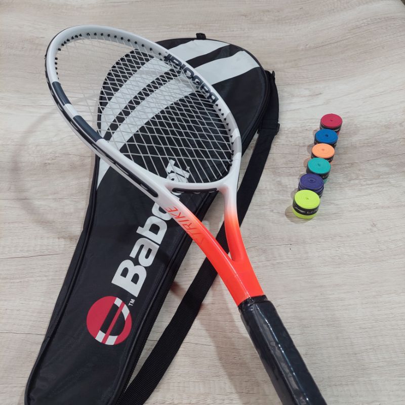Beginner TENNIS B STRIKE RACKET READY TO USE WITH BAG AND GRIP | Shopee ...