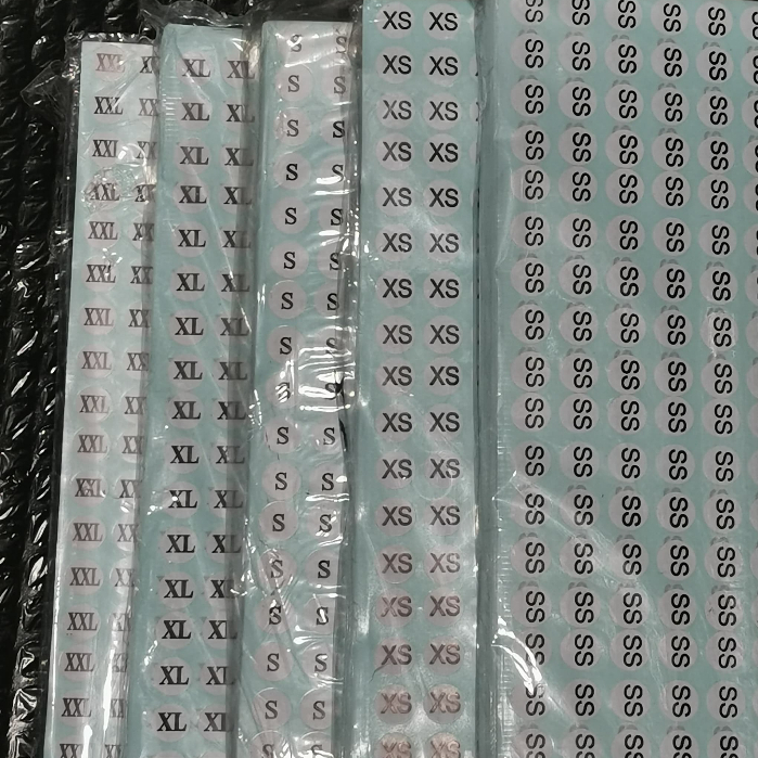 SS - 6XL, 6L Letter Sticker Size Sticker / Arrow Mark / Jumbo PP (1 ...