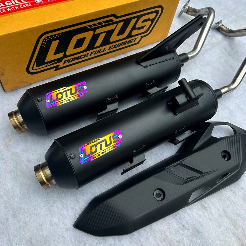 MONCONG SHIJIRO Racing Standardknalpot LOTUSOriginal Vario 125/150 LED ...