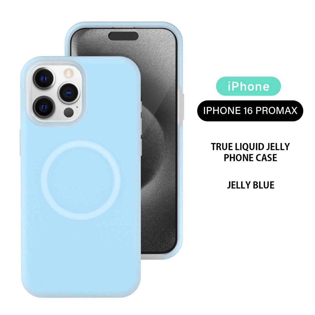 Case IP 16 PROMAX Slica Jell Magsafe Silicon Bludru [S25] | Shopee Malaysia