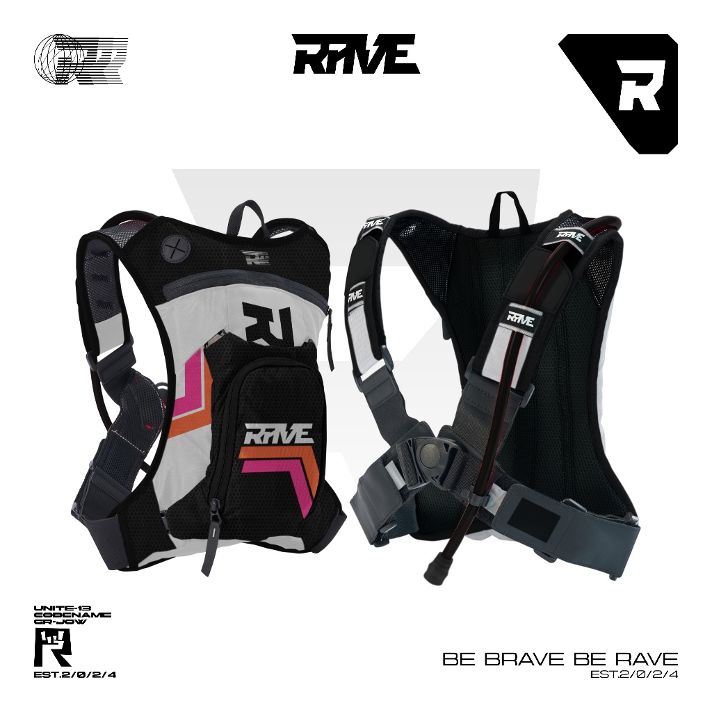 Rave RACEGEARS - Hydropack Enduro 3L Hydration Pack Helio Bag | Shopee ...